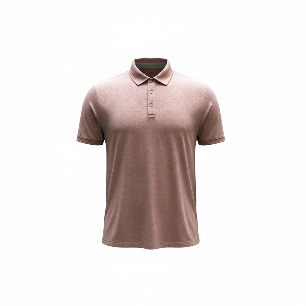 Free Fly Mens XXL Heathered Rose Short Sleeve Polo Shirt Comfort Adventure